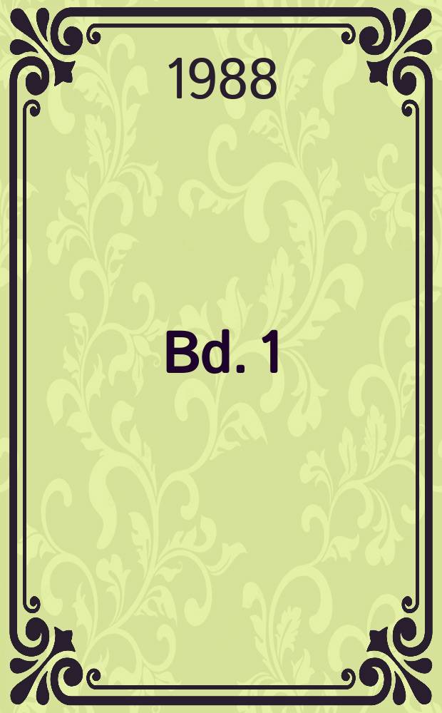 Bd. 1