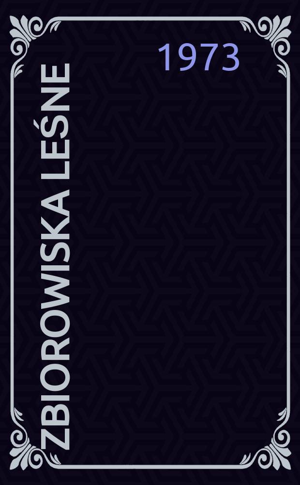 1 : Zbiorowiska leśne
