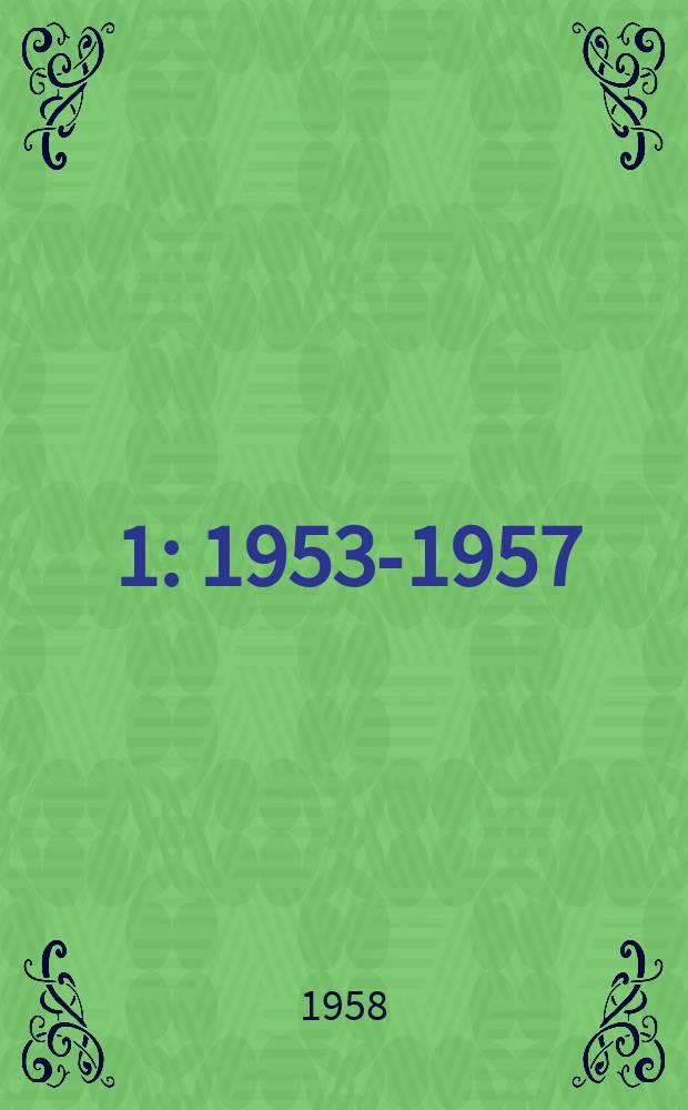 [1] : 1953-1957