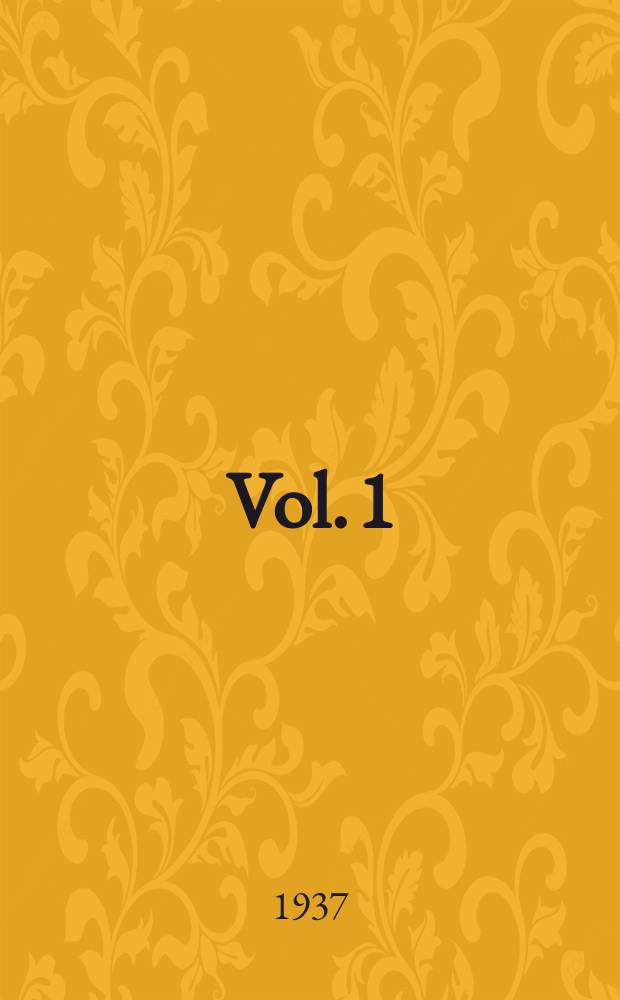 Vol. 1