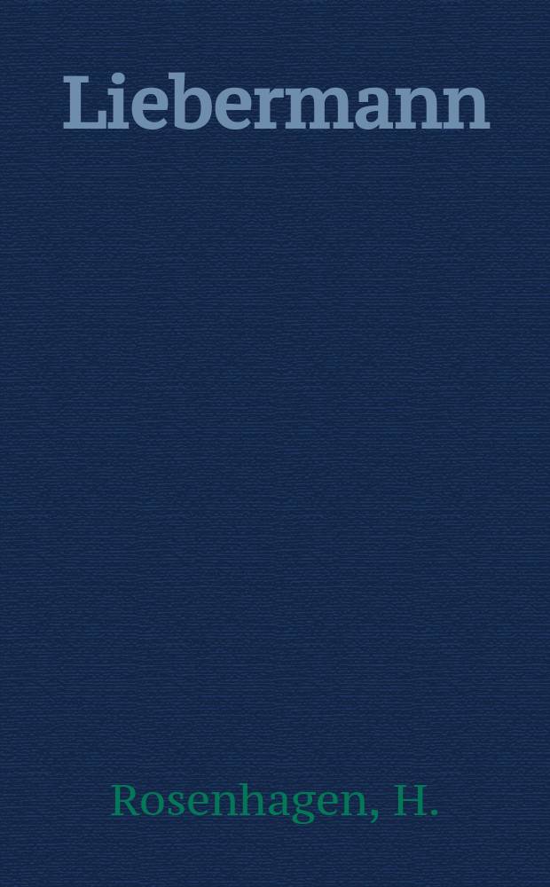 45 : Liebermann