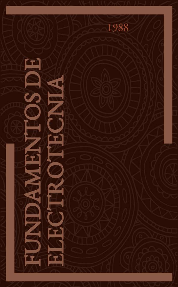 Fundamentos de electrotecnia