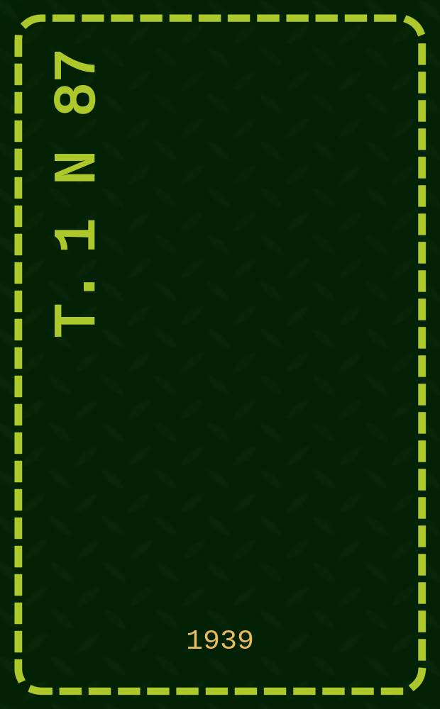 T. 1 N 87