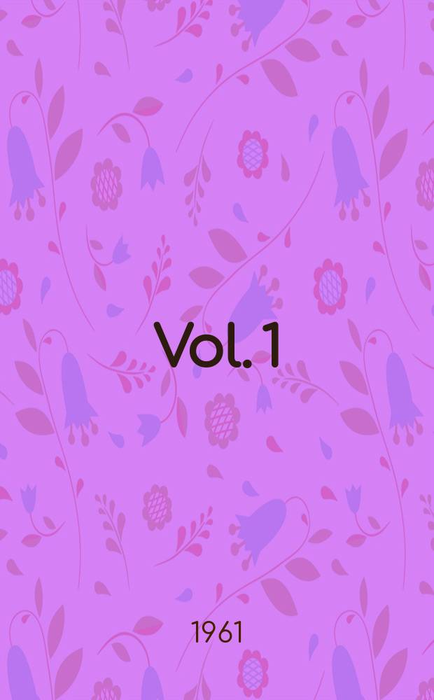 Vol. 1