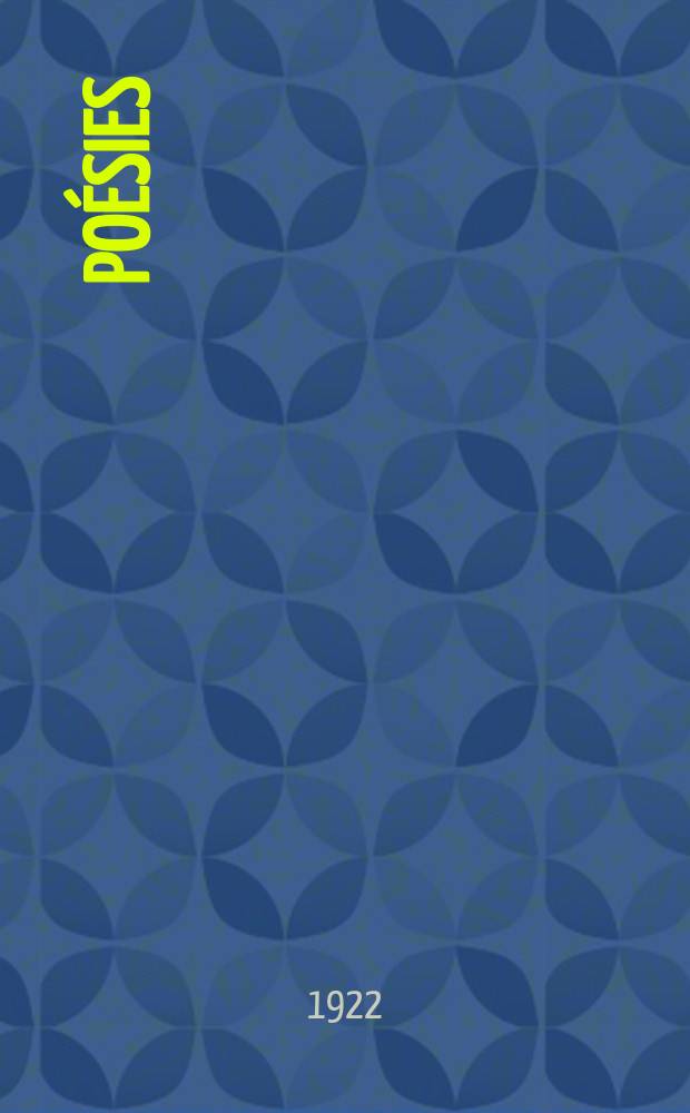 2 : Poésies