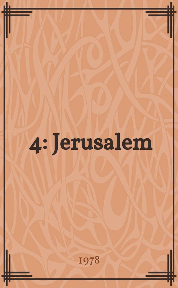 [4] : Jerusalem