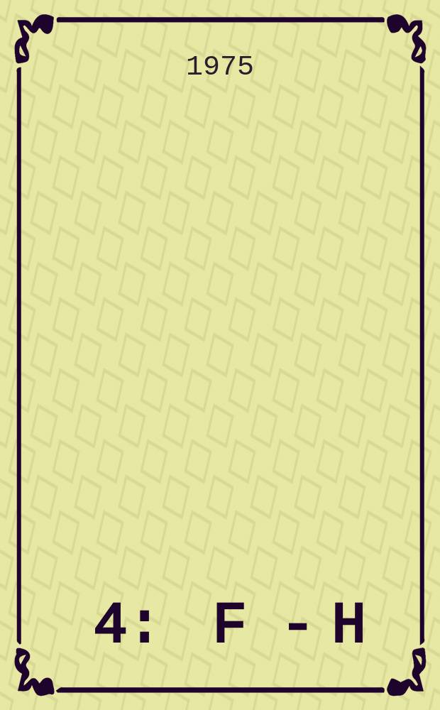 [4] : F - H