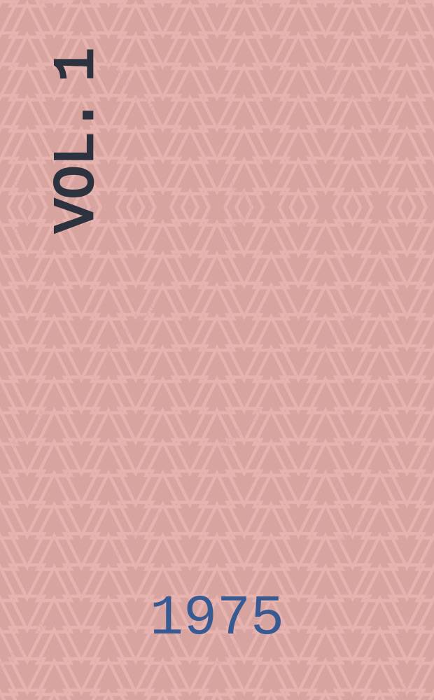 Vol. 1