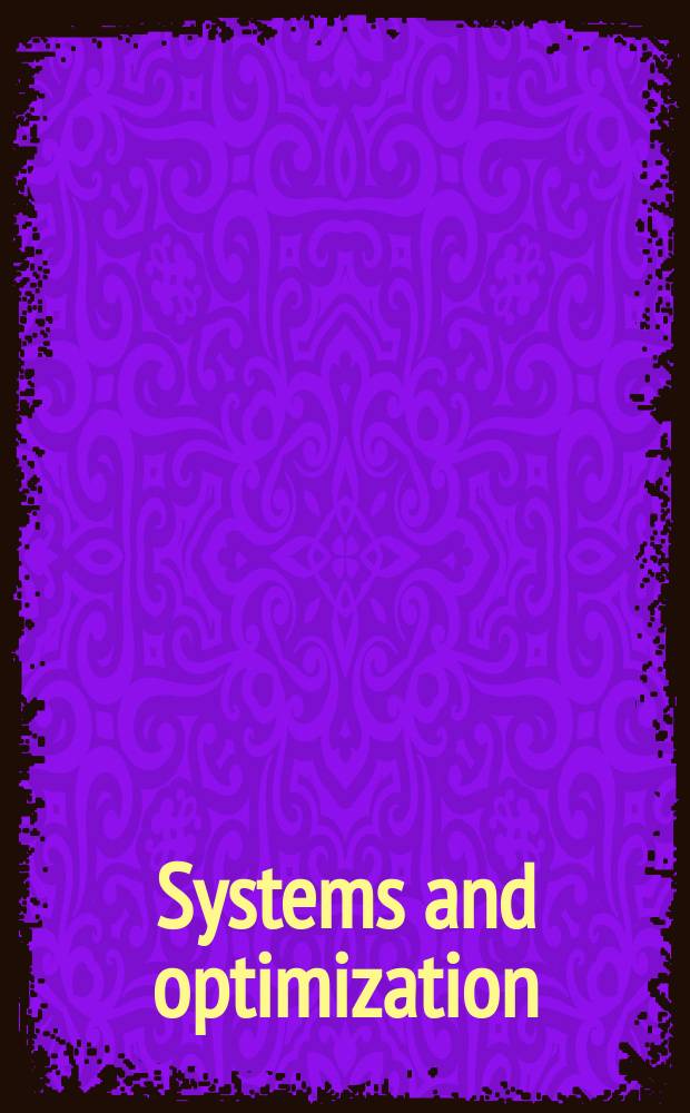 66 : Systems and optimization