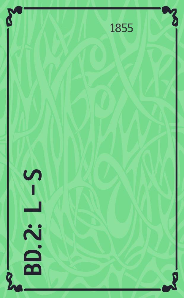 Bd. 2 : L - S
