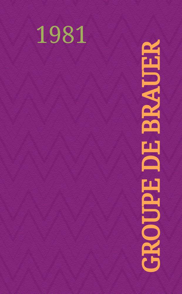 Groupe de Brauer