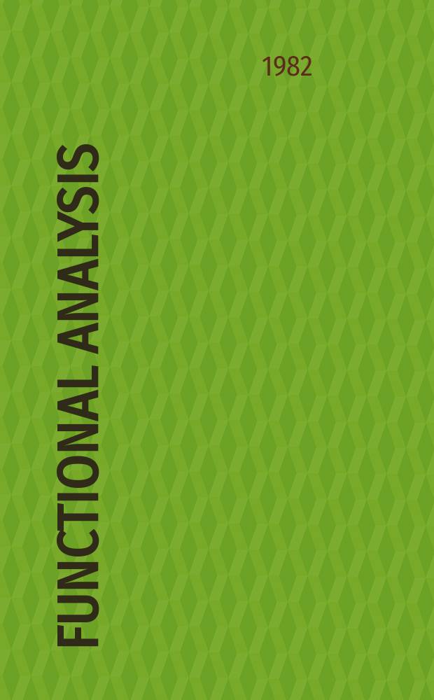 Functional analysis