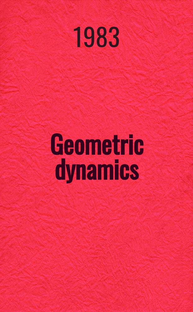 Geometric dynamics