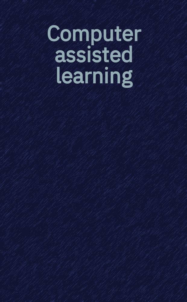 Computer assisted learning