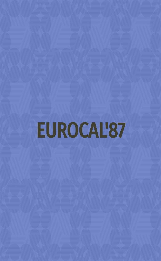 EUROCAL'87