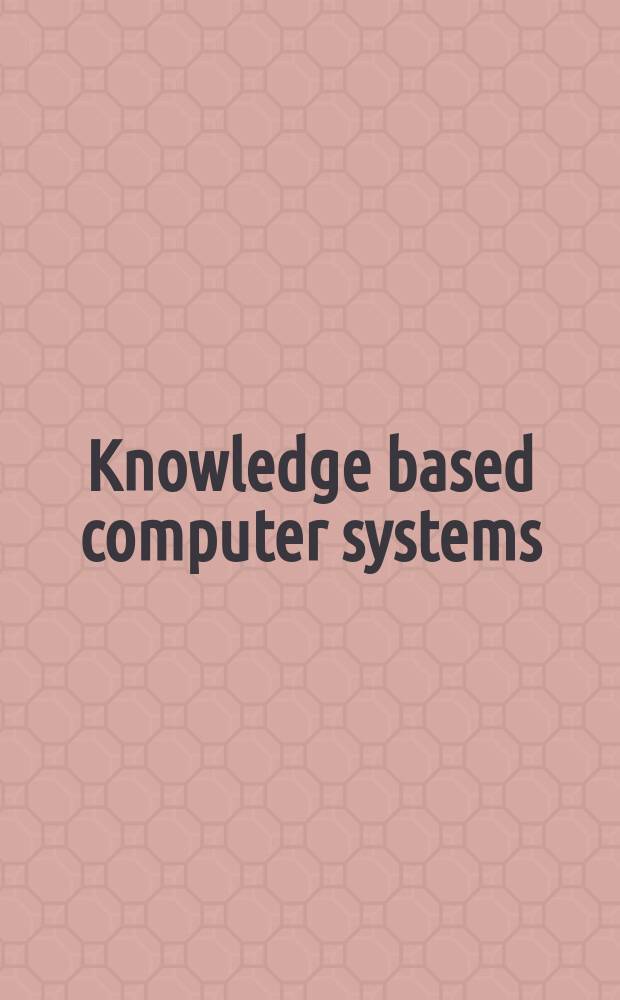 Knowledge based computer systems