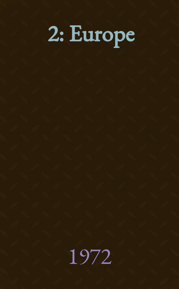 1 [2] : Europe