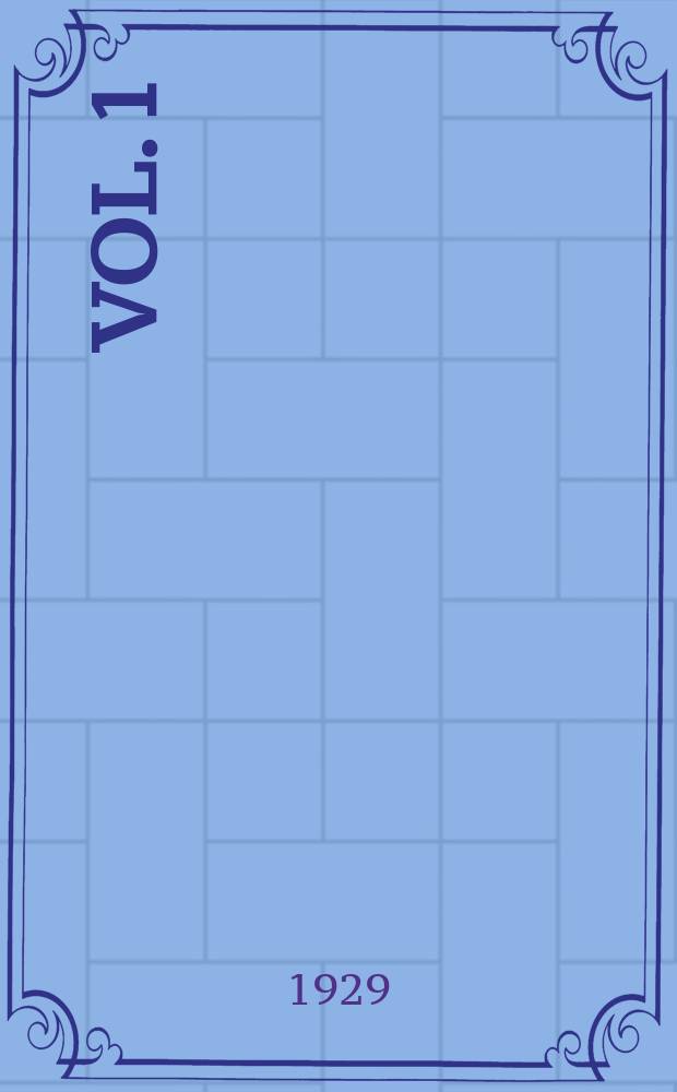Vol. 1