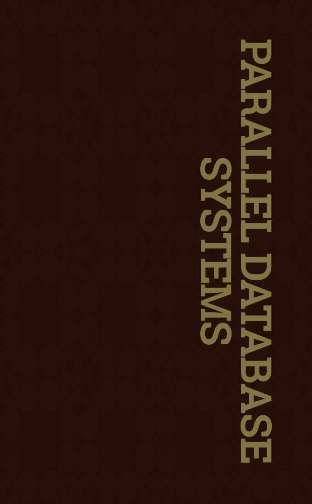 Parallel database systems