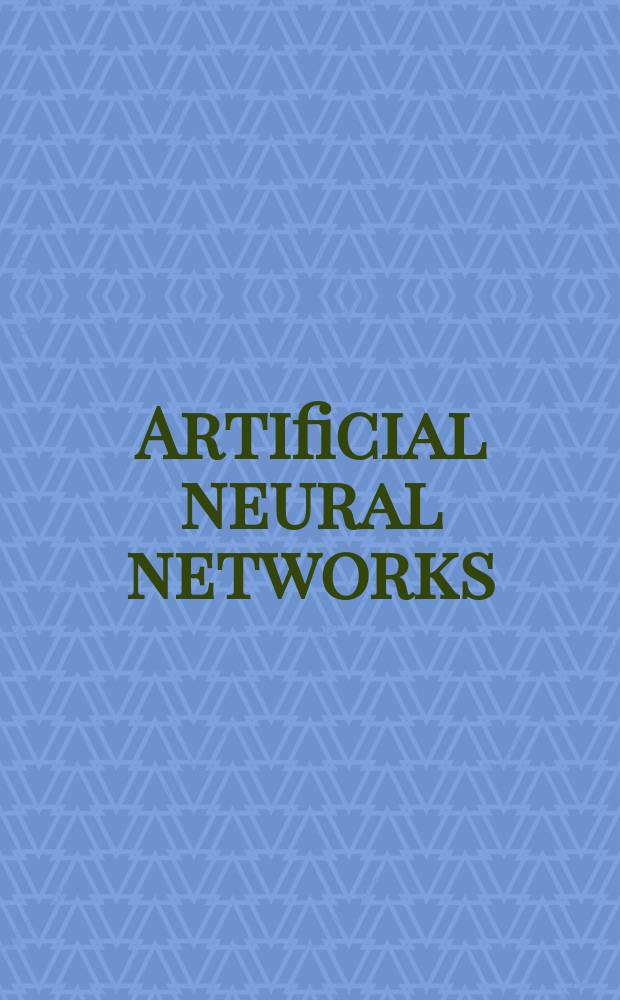 Artificial neural networks