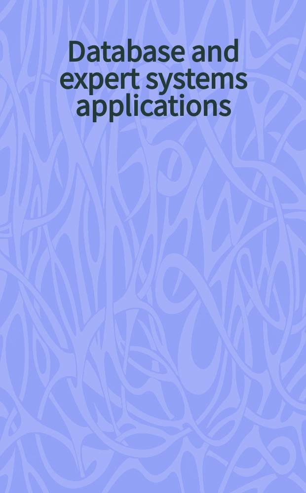 Database and expert systems applications