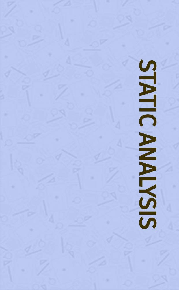 Static analysis