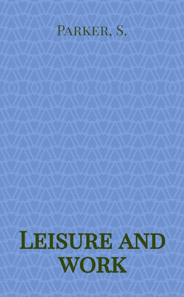 2 : Leisure and work