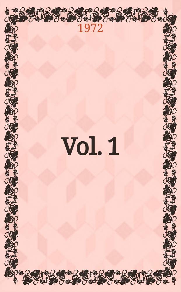 Vol. 1
