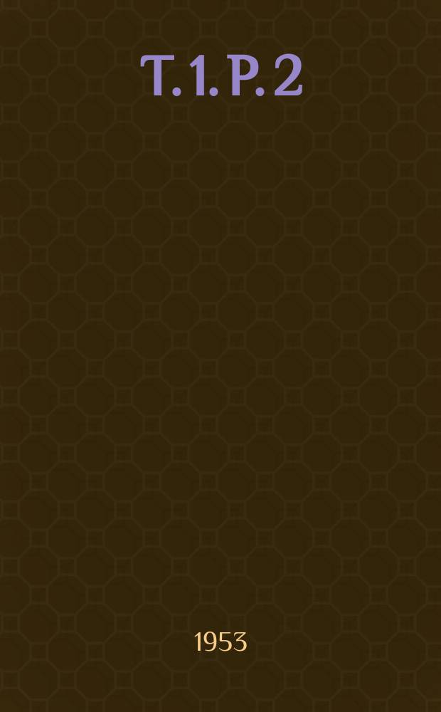 T. 1. P. 2
