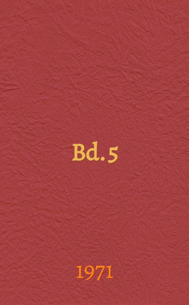 Bd. 5