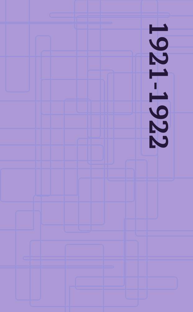 2 : 1921-1922