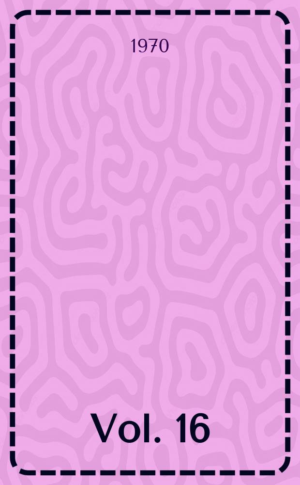 Vol. 16
