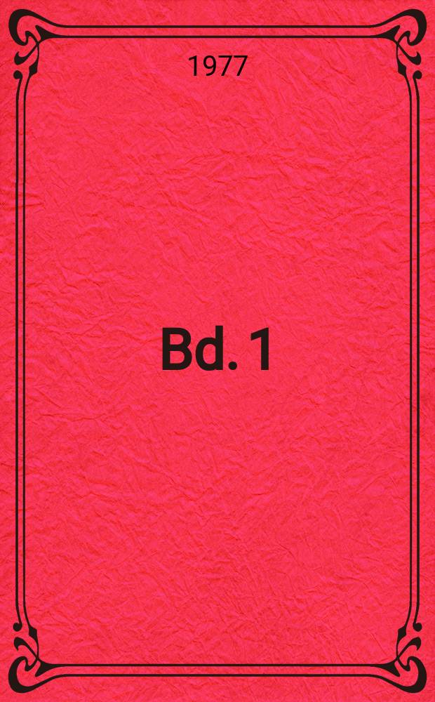 Bd. 1
