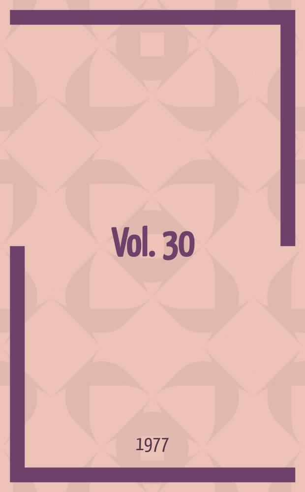 Vol. 30