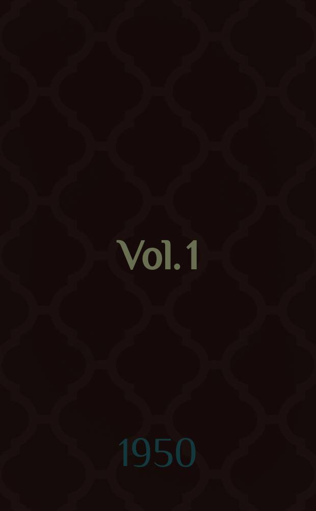 Vol. 1