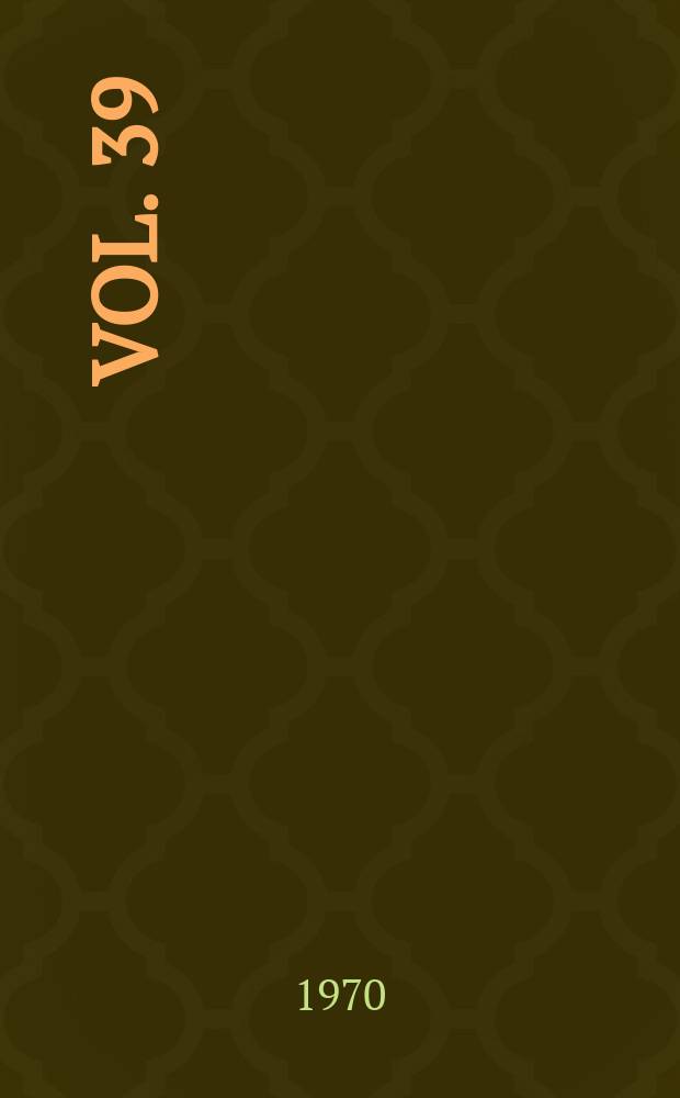 Vol. 39