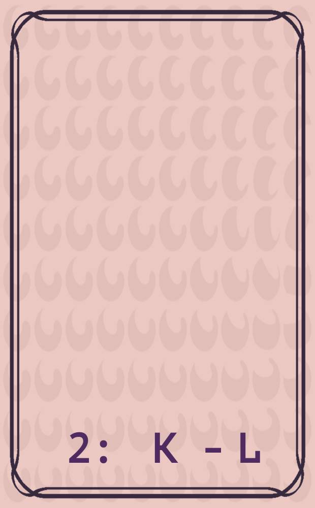 [2] : K - L