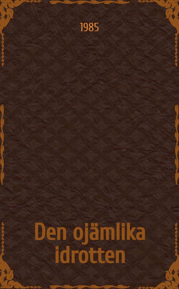 67 : Den ojämlika idrotten