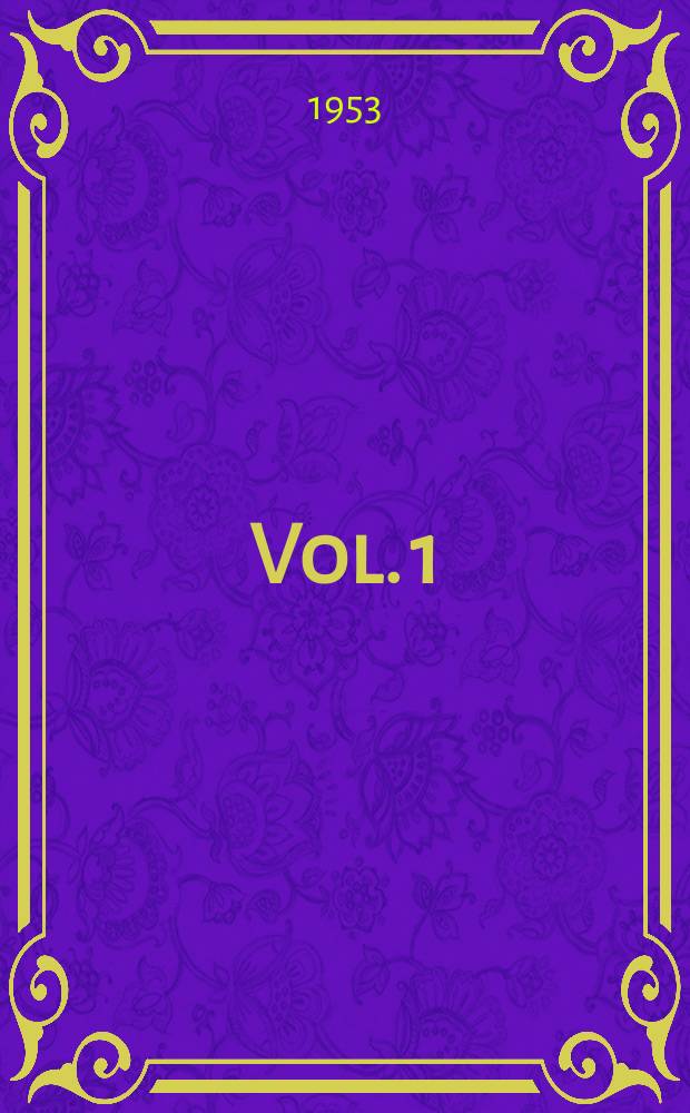 Vol. 1