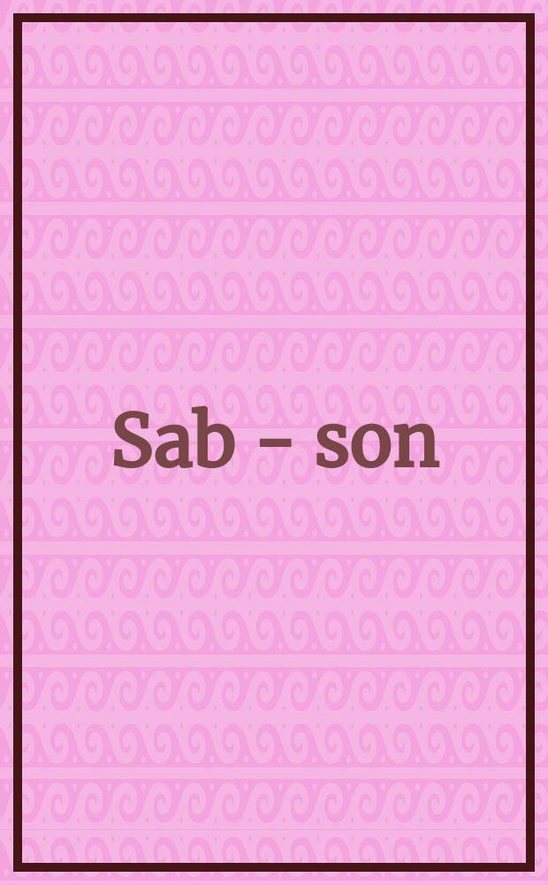 16 : Sab - son