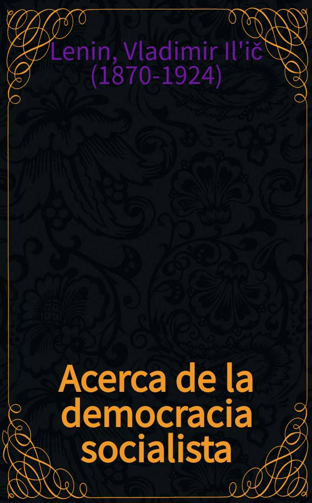 Acerca de la democracia socialista