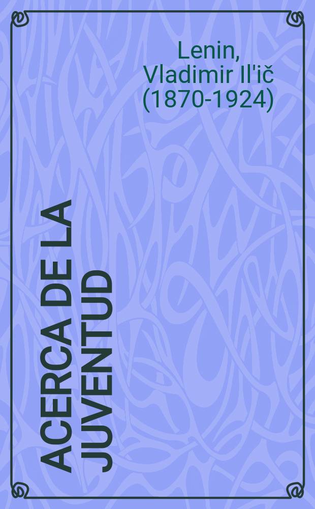 Acerca de la juventud : Colección