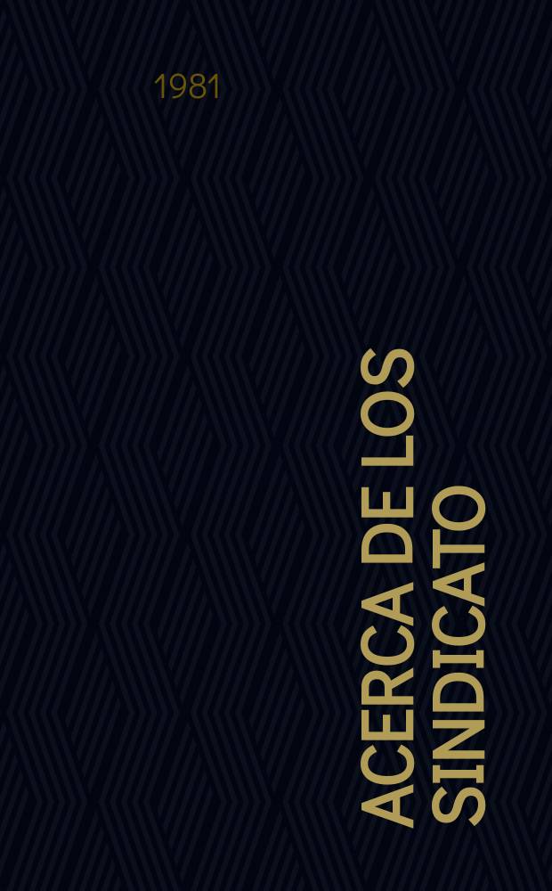 Acerca de los sindicato