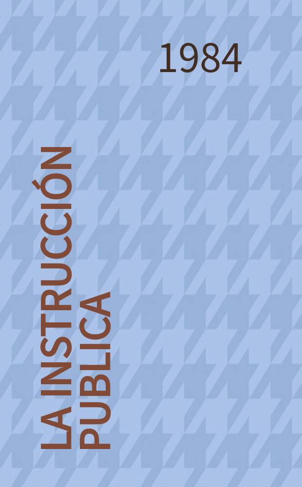 La instrucción publica
