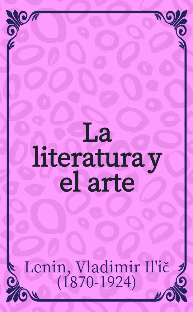 La literatura y el arte