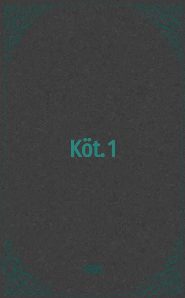 Köt. 1