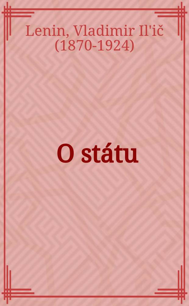 17 : O státu