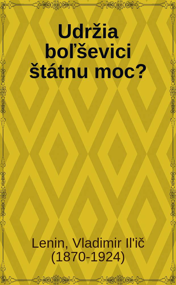 30 : Udržia boľševici štátnu moc?