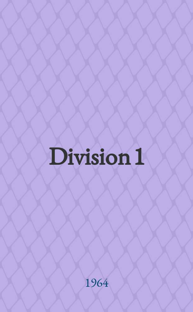 Division 1