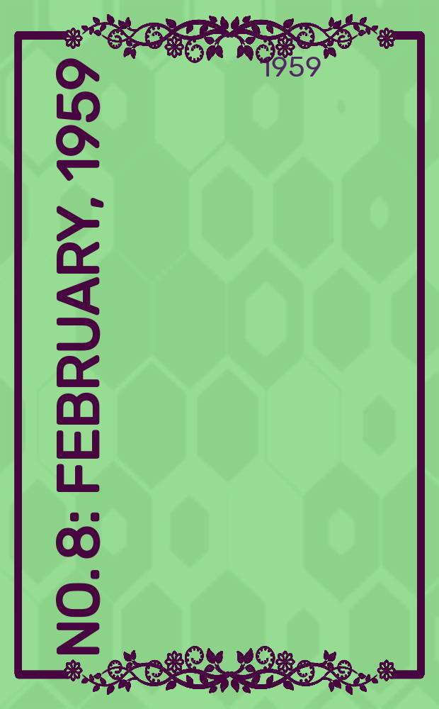 No. 8 : February, 1959